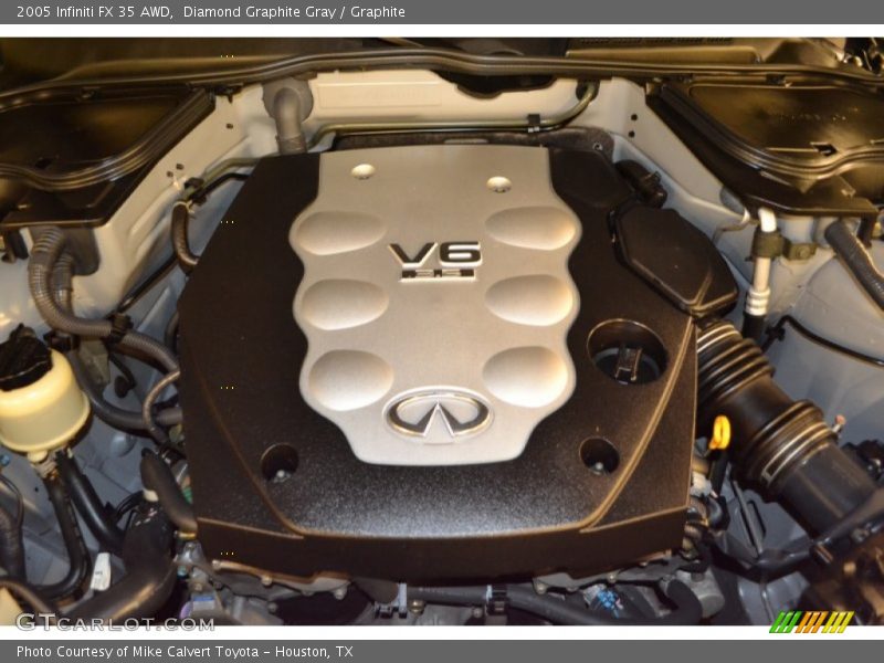 Diamond Graphite Gray / Graphite 2005 Infiniti FX 35 AWD