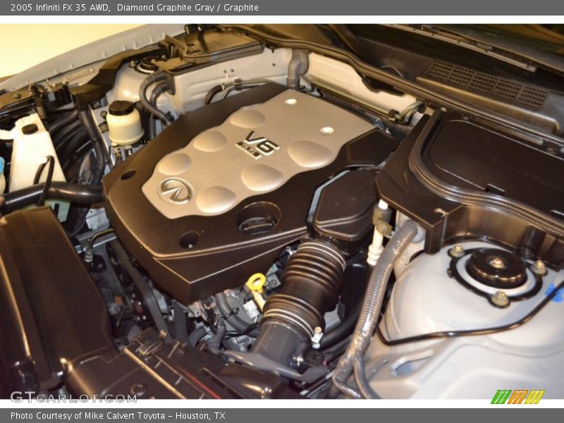 Diamond Graphite Gray / Graphite 2005 Infiniti FX 35 AWD