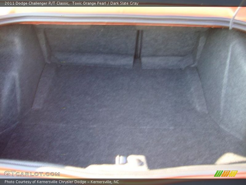 Toxic Orange Pearl / Dark Slate Gray 2011 Dodge Challenger R/T Classic