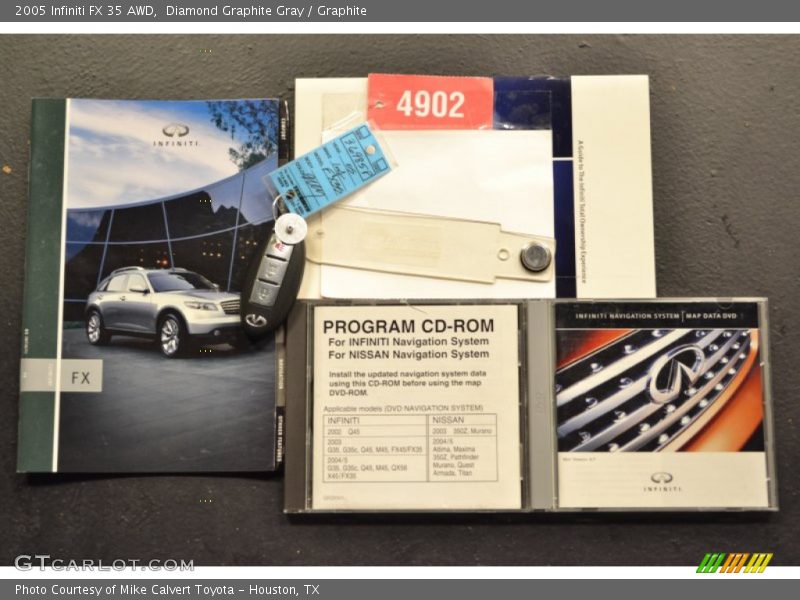 Diamond Graphite Gray / Graphite 2005 Infiniti FX 35 AWD