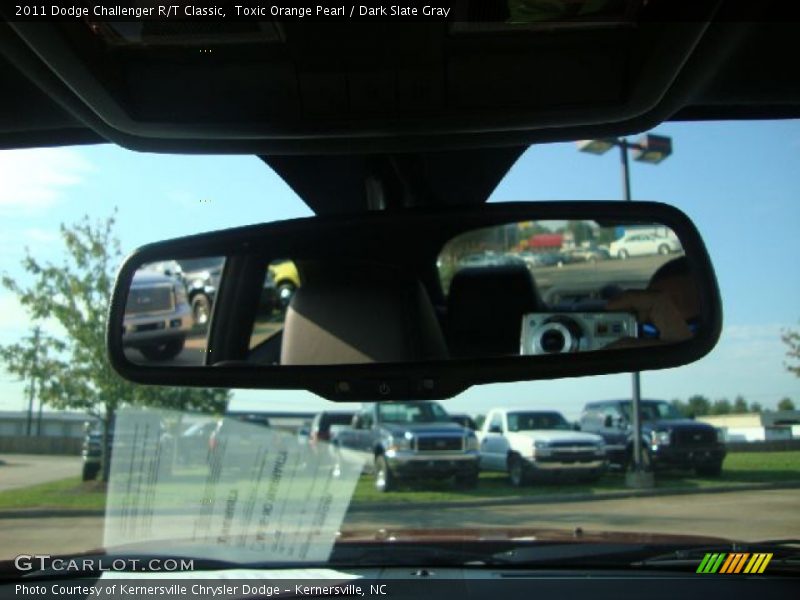 Toxic Orange Pearl / Dark Slate Gray 2011 Dodge Challenger R/T Classic