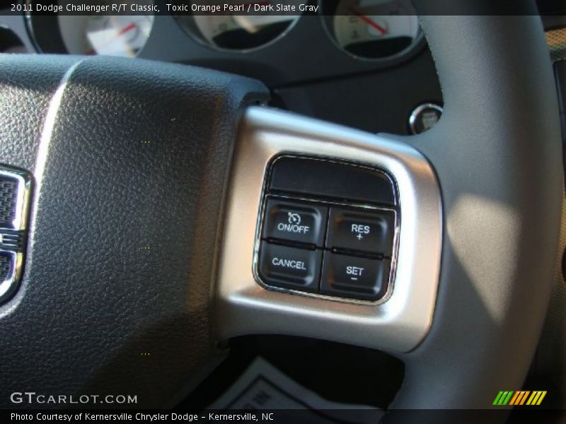 Toxic Orange Pearl / Dark Slate Gray 2011 Dodge Challenger R/T Classic