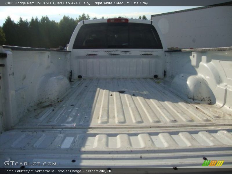 Bright White / Medium Slate Gray 2006 Dodge Ram 3500 SLT Quad Cab 4x4 Dually