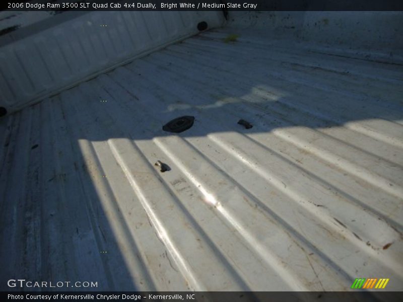 Bright White / Medium Slate Gray 2006 Dodge Ram 3500 SLT Quad Cab 4x4 Dually
