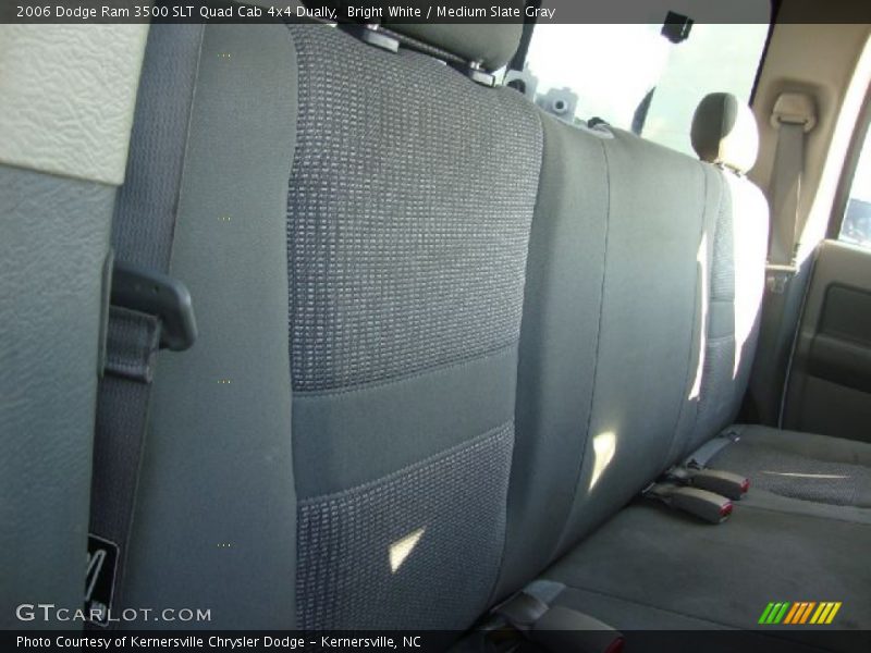 Bright White / Medium Slate Gray 2006 Dodge Ram 3500 SLT Quad Cab 4x4 Dually