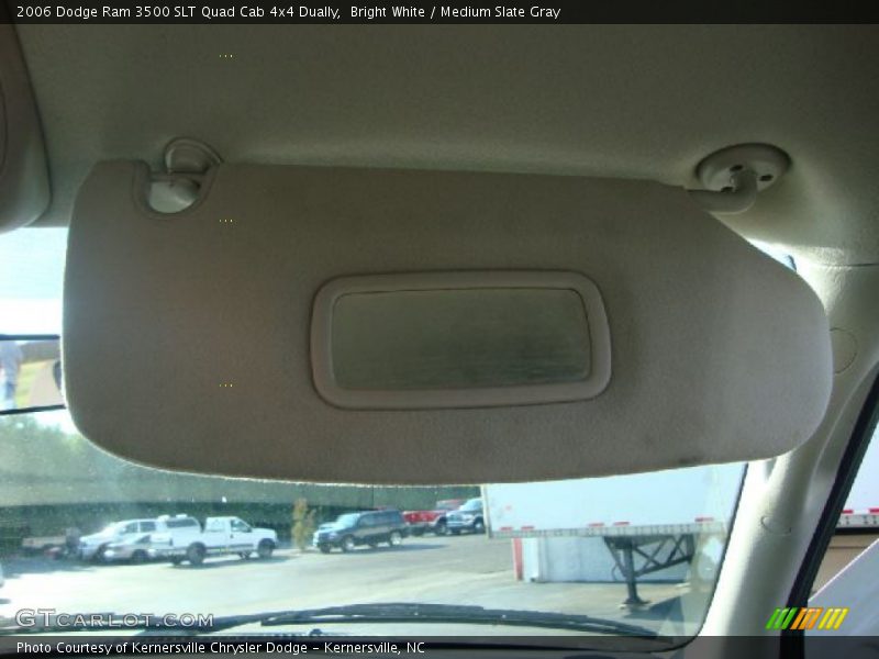 Bright White / Medium Slate Gray 2006 Dodge Ram 3500 SLT Quad Cab 4x4 Dually