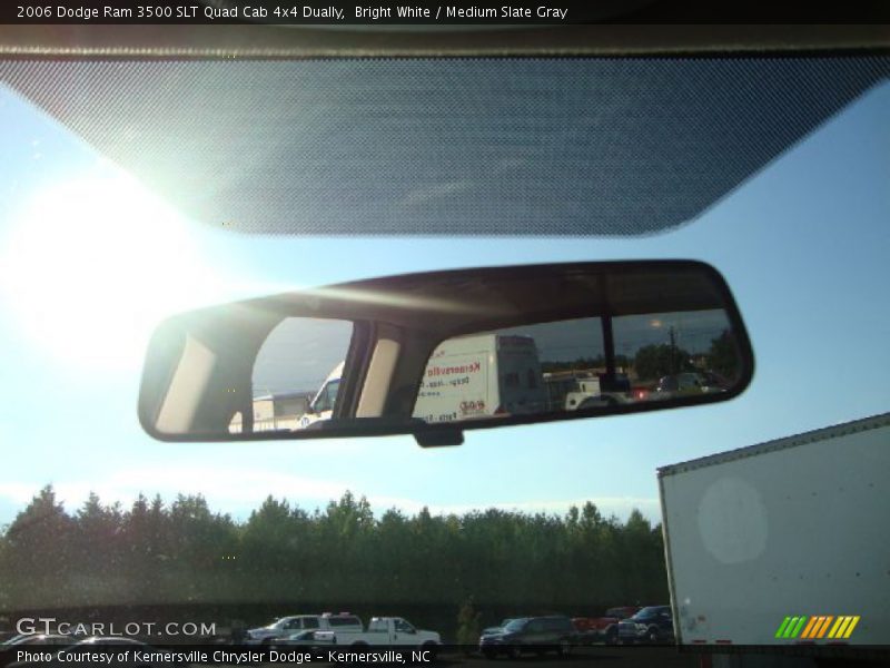 Bright White / Medium Slate Gray 2006 Dodge Ram 3500 SLT Quad Cab 4x4 Dually