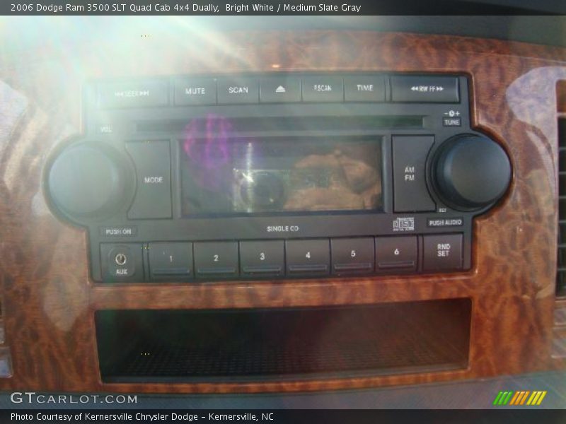 Bright White / Medium Slate Gray 2006 Dodge Ram 3500 SLT Quad Cab 4x4 Dually