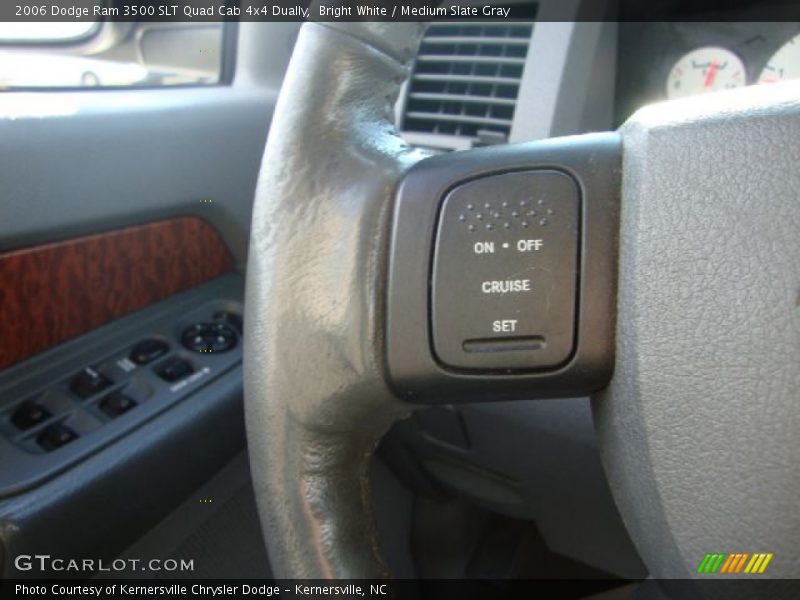 Bright White / Medium Slate Gray 2006 Dodge Ram 3500 SLT Quad Cab 4x4 Dually