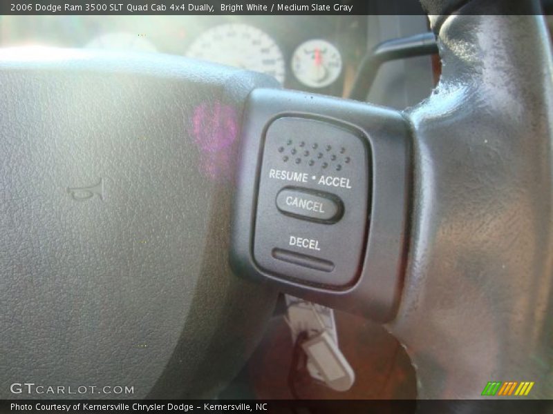 Bright White / Medium Slate Gray 2006 Dodge Ram 3500 SLT Quad Cab 4x4 Dually
