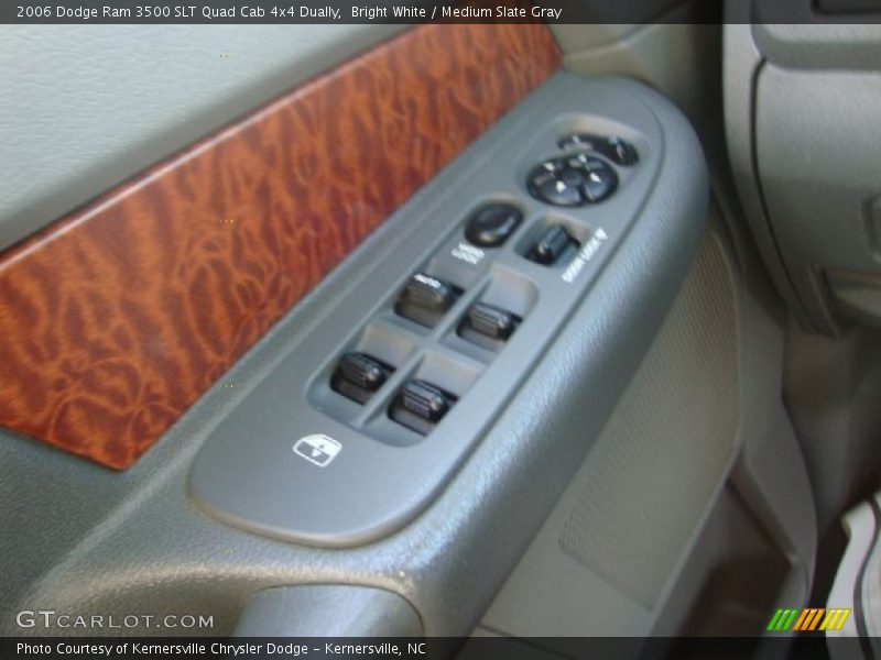 Bright White / Medium Slate Gray 2006 Dodge Ram 3500 SLT Quad Cab 4x4 Dually