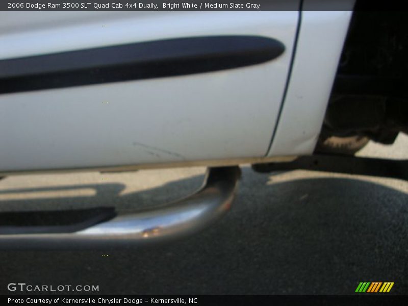 Bright White / Medium Slate Gray 2006 Dodge Ram 3500 SLT Quad Cab 4x4 Dually