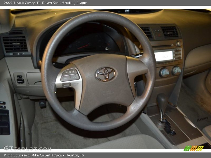 Desert Sand Metallic / Bisque 2009 Toyota Camry LE