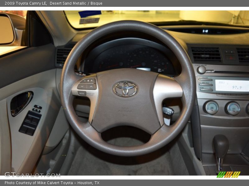 Desert Sand Metallic / Bisque 2009 Toyota Camry LE