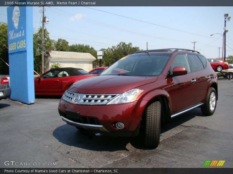 Merlot Pearl / Charcoal 2006 Nissan Murano SL AWD