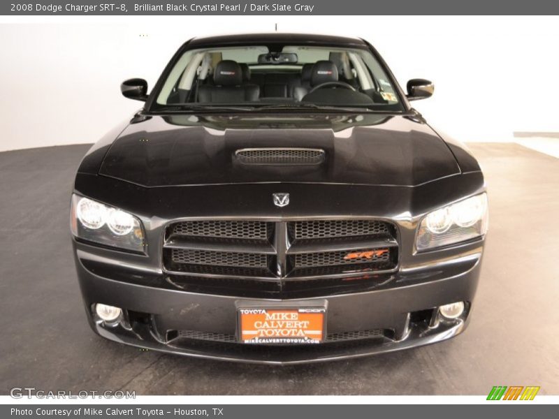 Brilliant Black Crystal Pearl / Dark Slate Gray 2008 Dodge Charger SRT-8