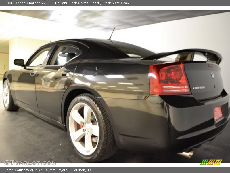 Brilliant Black Crystal Pearl / Dark Slate Gray 2008 Dodge Charger SRT-8