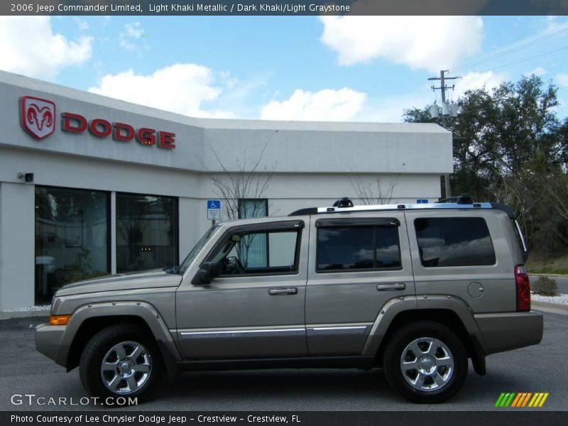 Light Khaki Metallic / Dark Khaki/Light Graystone 2006 Jeep Commander Limited