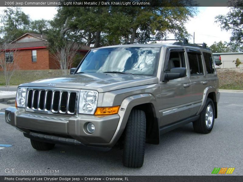 Light Khaki Metallic / Dark Khaki/Light Graystone 2006 Jeep Commander Limited