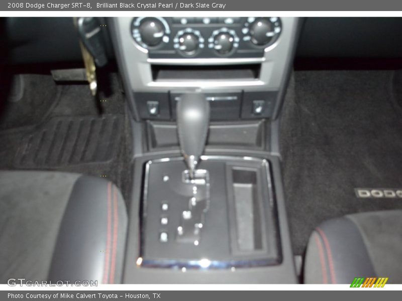 Brilliant Black Crystal Pearl / Dark Slate Gray 2008 Dodge Charger SRT-8