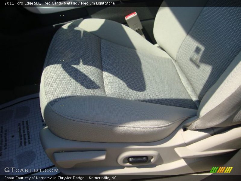 Red Candy Metallic / Medium Light Stone 2011 Ford Edge SEL