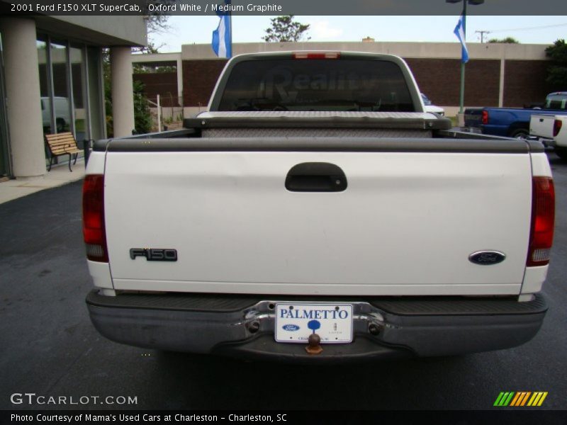 Oxford White / Medium Graphite 2001 Ford F150 XLT SuperCab