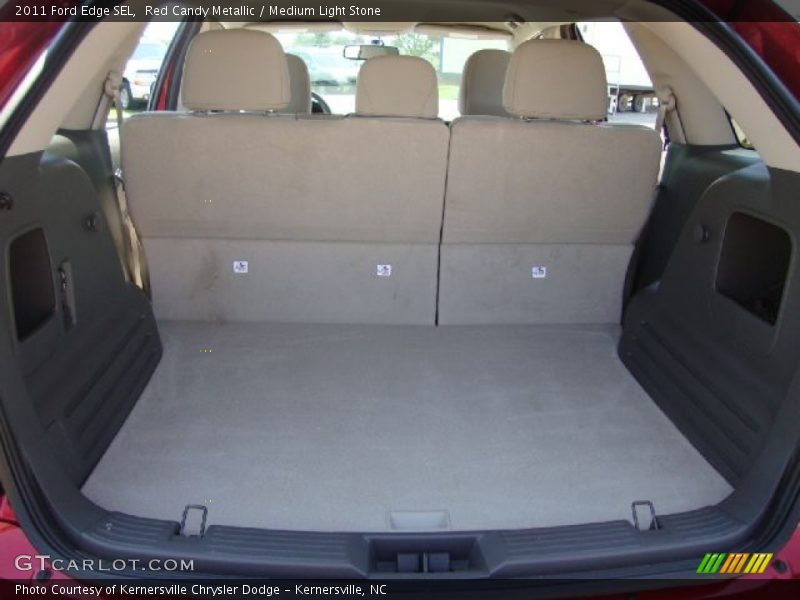 Red Candy Metallic / Medium Light Stone 2011 Ford Edge SEL