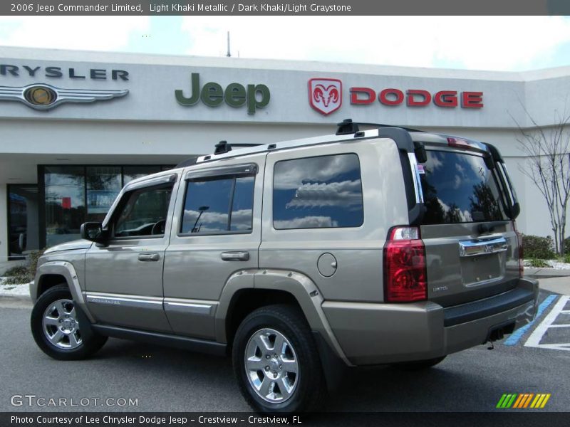 Light Khaki Metallic / Dark Khaki/Light Graystone 2006 Jeep Commander Limited