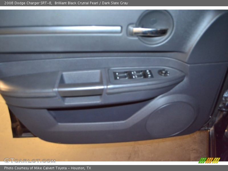 Brilliant Black Crystal Pearl / Dark Slate Gray 2008 Dodge Charger SRT-8