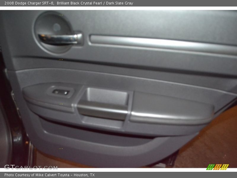 Brilliant Black Crystal Pearl / Dark Slate Gray 2008 Dodge Charger SRT-8