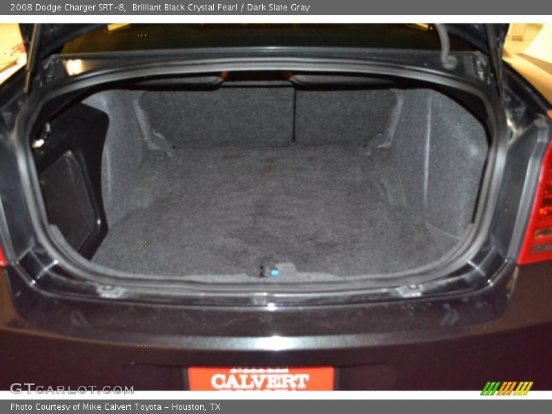 Brilliant Black Crystal Pearl / Dark Slate Gray 2008 Dodge Charger SRT-8