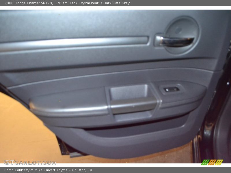 Brilliant Black Crystal Pearl / Dark Slate Gray 2008 Dodge Charger SRT-8