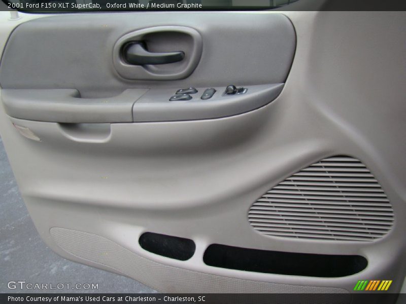 Oxford White / Medium Graphite 2001 Ford F150 XLT SuperCab
