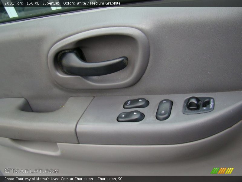 Oxford White / Medium Graphite 2001 Ford F150 XLT SuperCab