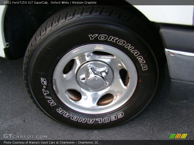 Oxford White / Medium Graphite 2001 Ford F150 XLT SuperCab