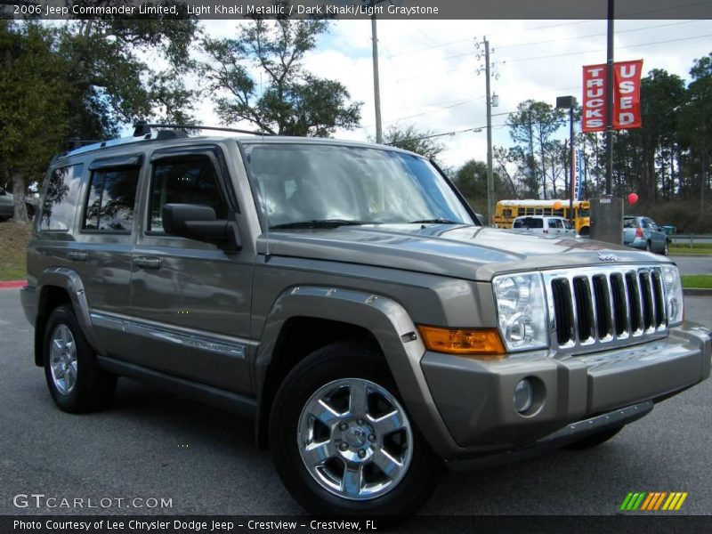 Light Khaki Metallic / Dark Khaki/Light Graystone 2006 Jeep Commander Limited