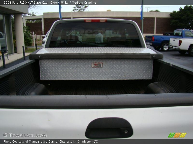 Oxford White / Medium Graphite 2001 Ford F150 XLT SuperCab