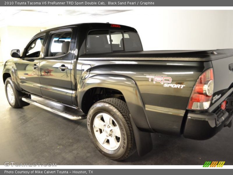 Black Sand Pearl / Graphite 2010 Toyota Tacoma V6 PreRunner TRD Sport Double Cab