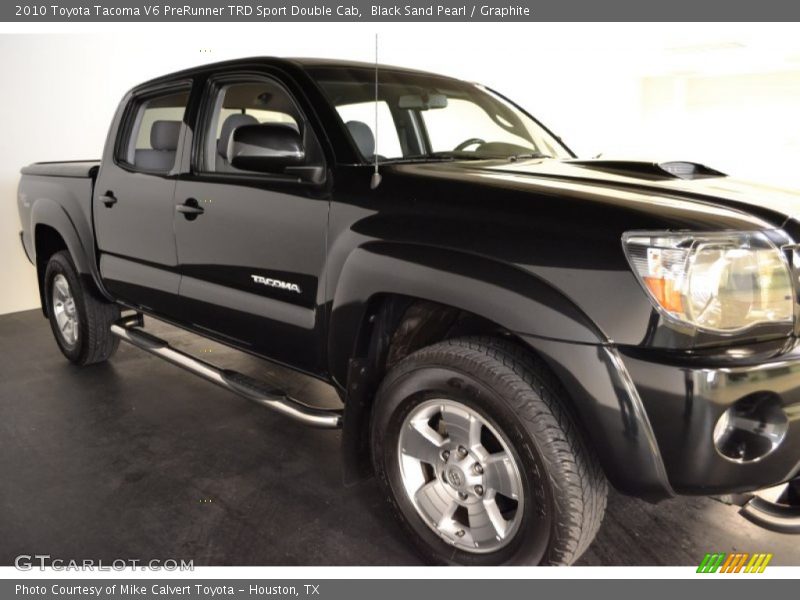 Black Sand Pearl / Graphite 2010 Toyota Tacoma V6 PreRunner TRD Sport Double Cab