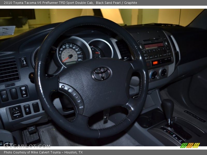Black Sand Pearl / Graphite 2010 Toyota Tacoma V6 PreRunner TRD Sport Double Cab