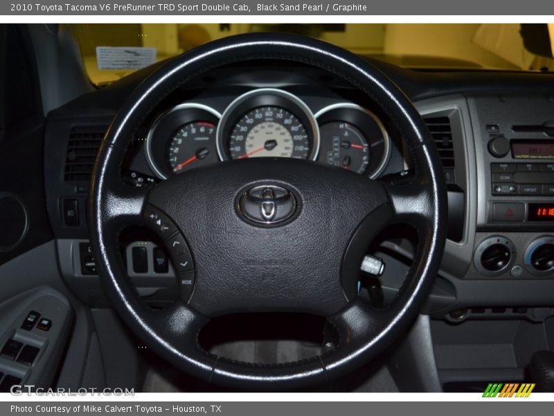 Black Sand Pearl / Graphite 2010 Toyota Tacoma V6 PreRunner TRD Sport Double Cab