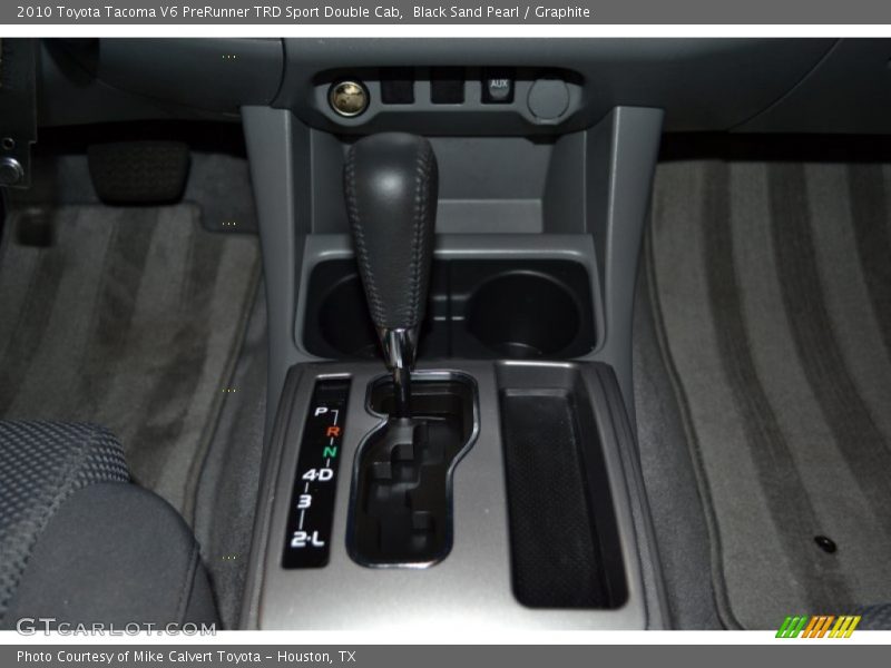 Black Sand Pearl / Graphite 2010 Toyota Tacoma V6 PreRunner TRD Sport Double Cab