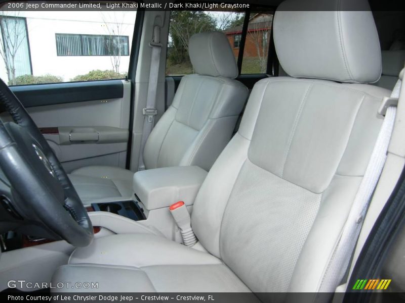 Light Khaki Metallic / Dark Khaki/Light Graystone 2006 Jeep Commander Limited