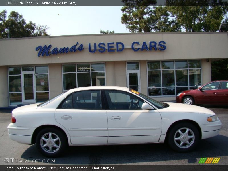 White / Medium Gray 2002 Buick Regal LS