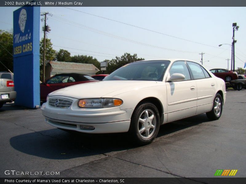 White / Medium Gray 2002 Buick Regal LS