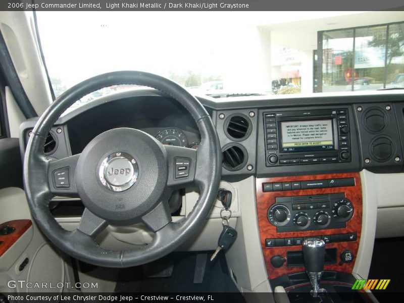 Light Khaki Metallic / Dark Khaki/Light Graystone 2006 Jeep Commander Limited