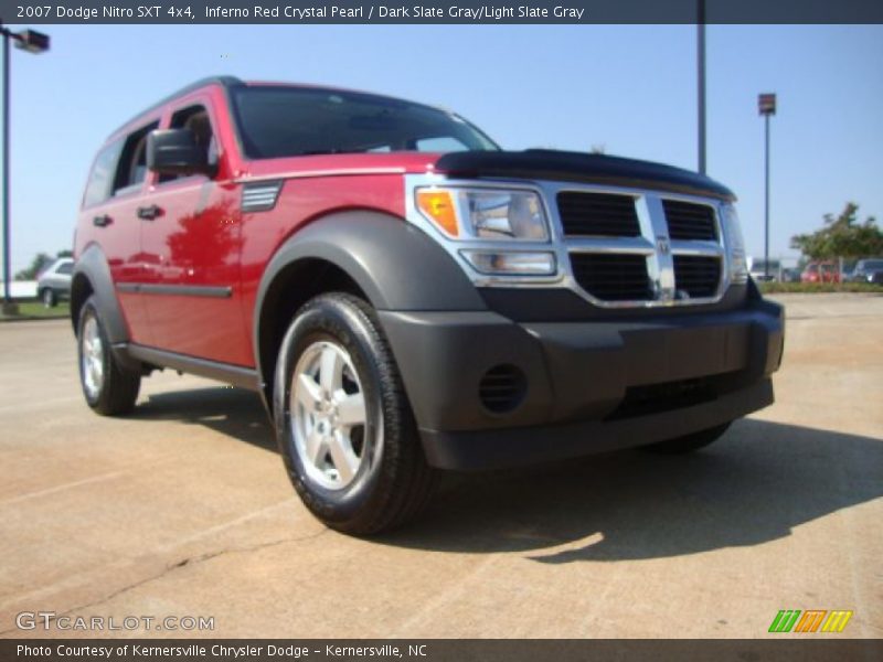 Inferno Red Crystal Pearl / Dark Slate Gray/Light Slate Gray 2007 Dodge Nitro SXT 4x4