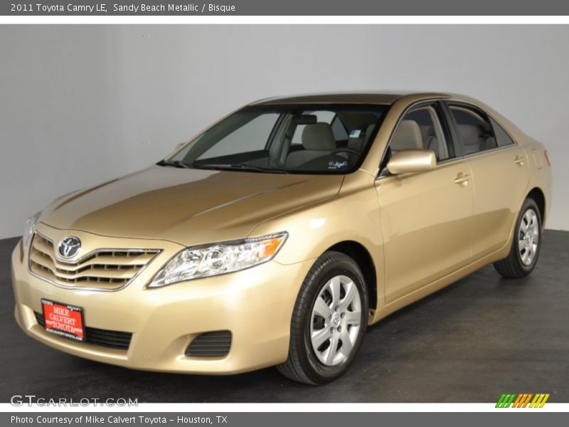 Sandy Beach Metallic / Bisque 2011 Toyota Camry LE