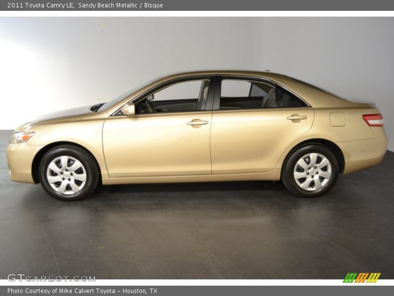 Sandy Beach Metallic / Bisque 2011 Toyota Camry LE