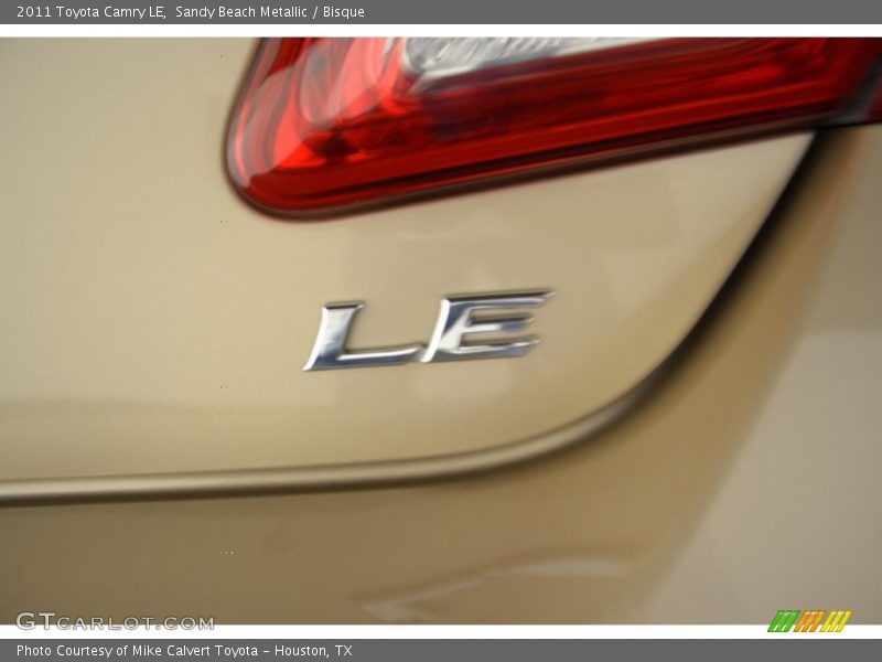 Sandy Beach Metallic / Bisque 2011 Toyota Camry LE